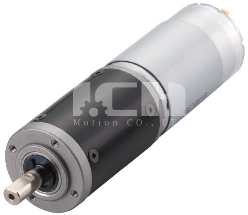 Motorreductor planetario de CC de 38 mm