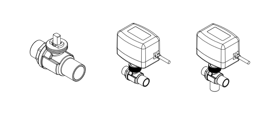 Actuador de válvula de agua
