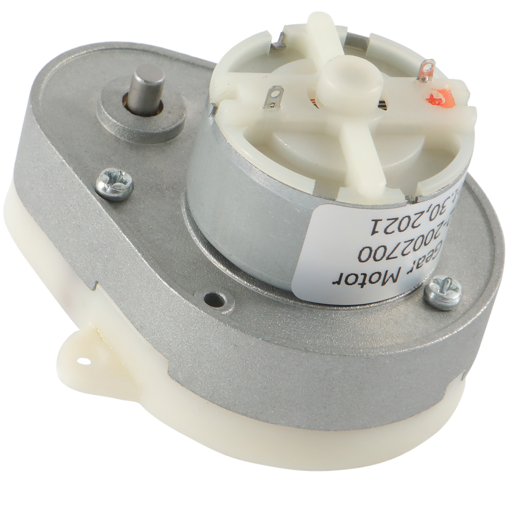 Motor de engranajes CC de baja velocidad y doble eje